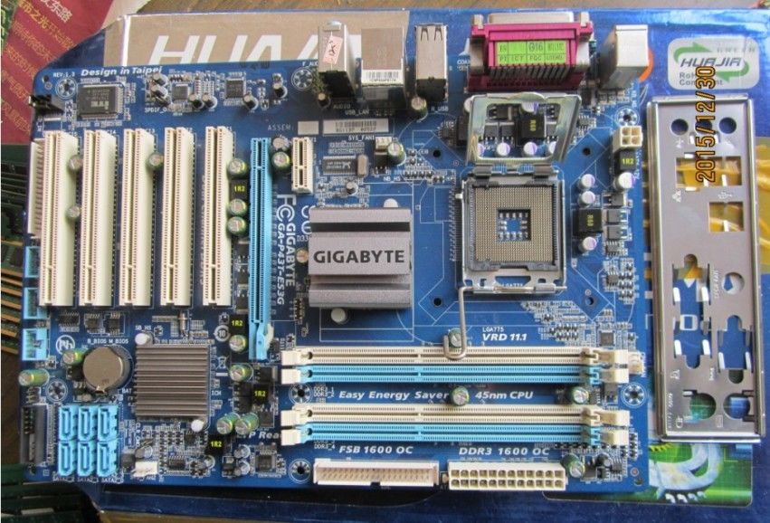 Gigabyte GA-P43T-ES3G LGA 775 DDR3 P43T-ES3G P43 Desktop motherboard - Click Image to Close